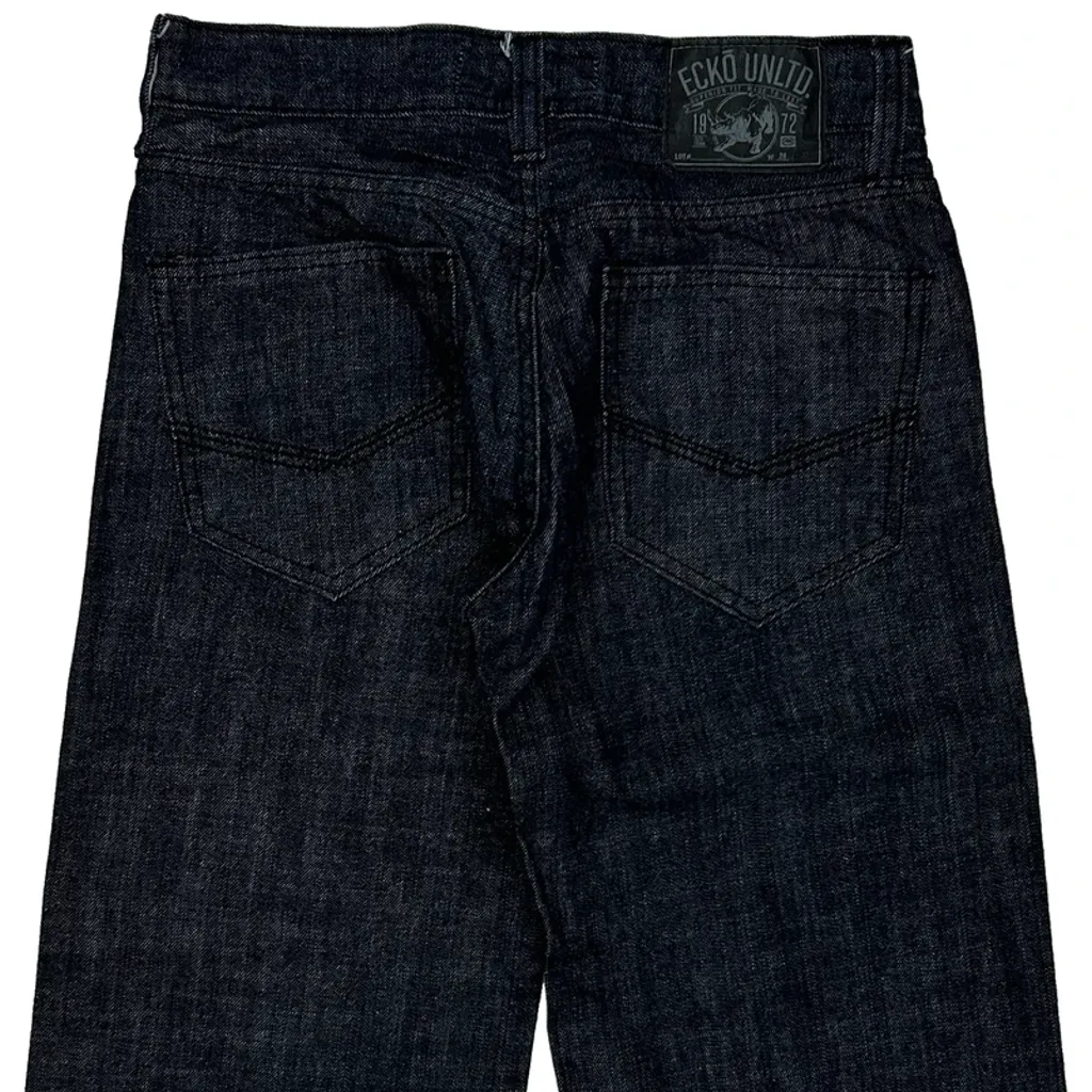 Ecko Unltd Baggy Denim Shorts - 28W 13L Dark Wash Denim - Image 8