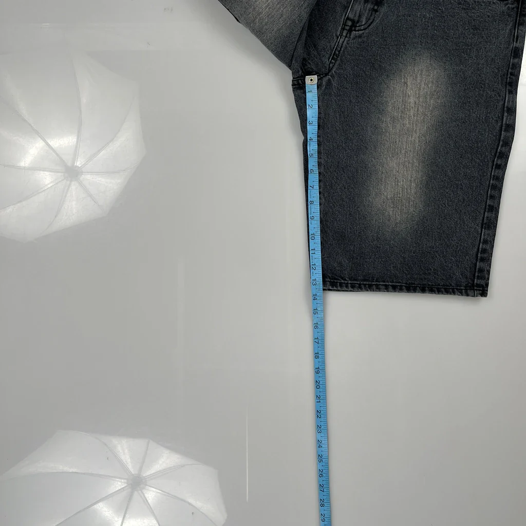 Ecko Unltd Denim Shorts - 36W 12L Grey Denim - Image 5