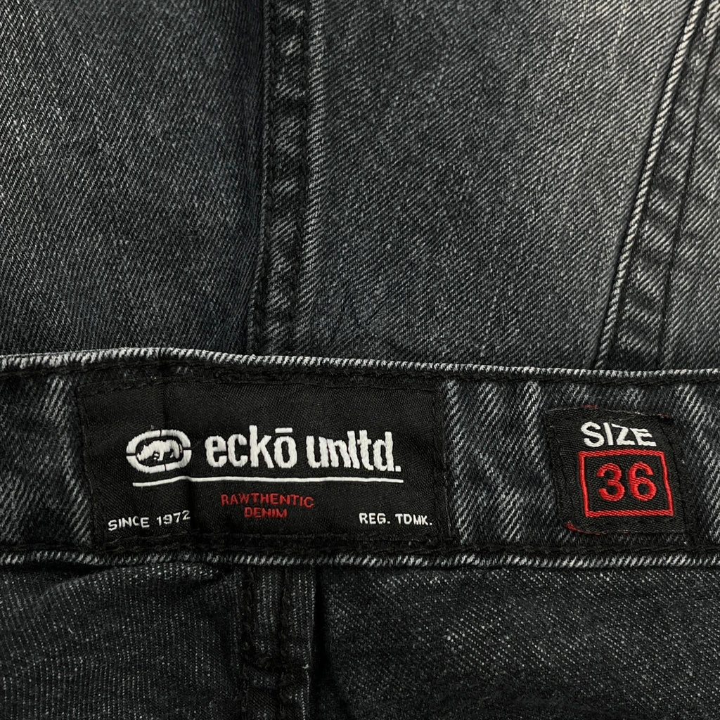 Ecko Unltd Denim Shorts - 36W 12L Grey Denim - Image 6