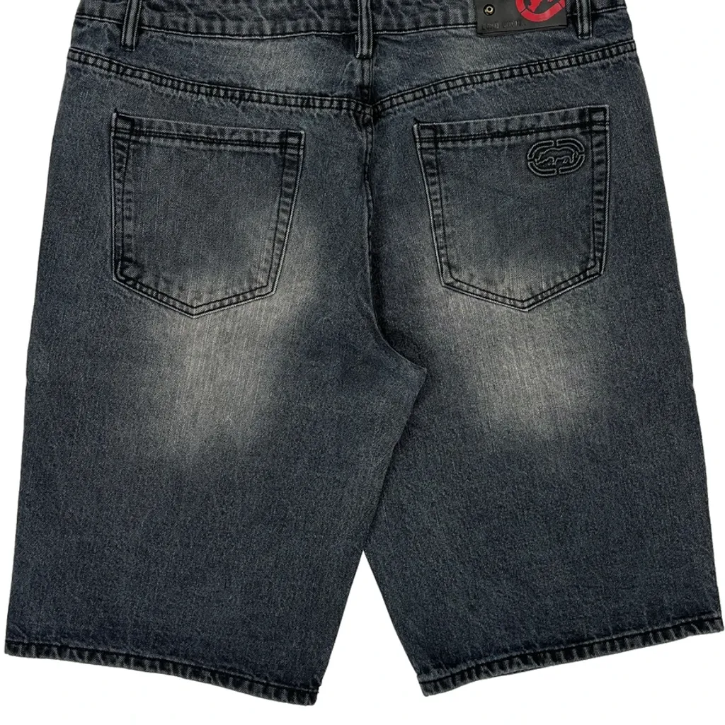 Ecko Unltd Denim Shorts - 36W 12L Grey Denim - Image 7