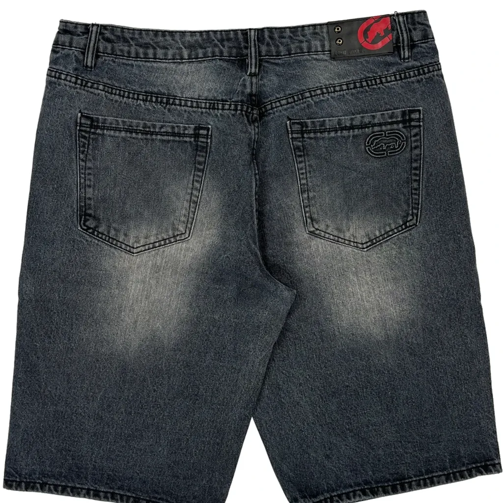 Ecko Unltd Denim Shorts - 36W 12L Grey Denim - Image 8