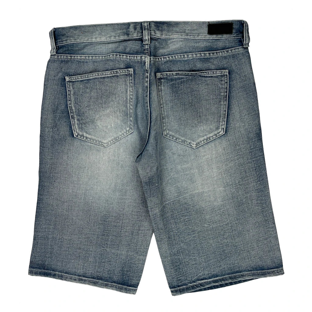 Ecko Unltd Denim Shorts - 36W 12L Light Wash Denim
