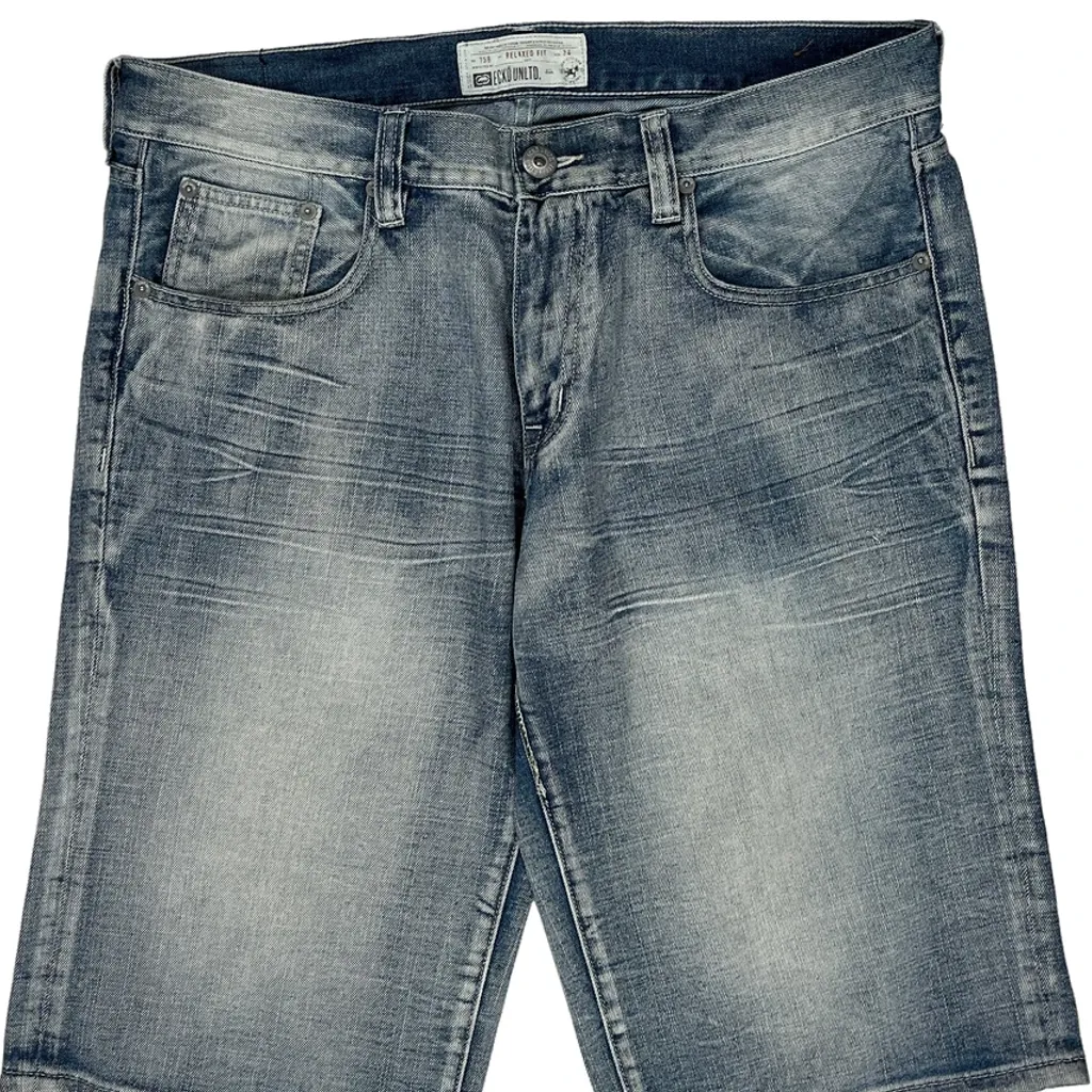 Ecko Unltd Denim Shorts - 36W 12L Light Wash Denim - Image 10