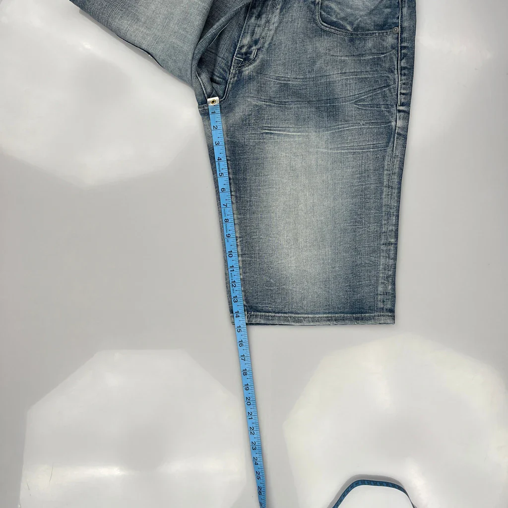 Ecko Unltd Denim Shorts - 36W 12L Light Wash Denim - Image 5