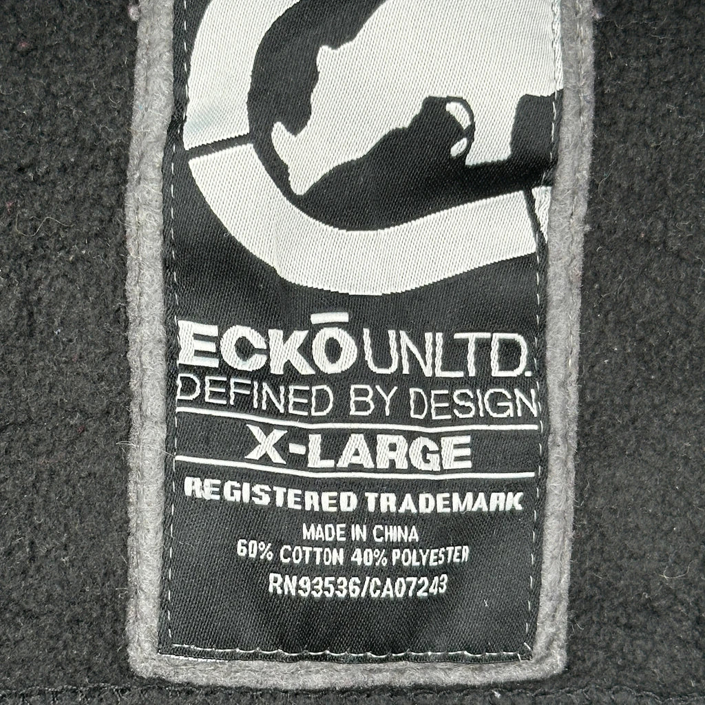 Ecko Unltd Hoodie - XL Black Cotton Blend - Image 3
