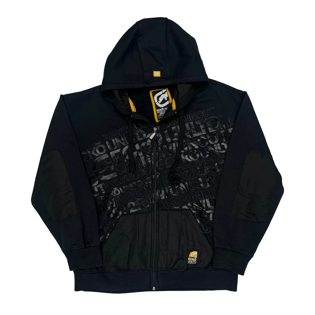 Ecko Unltd Hoodie - 2XL Black Cotton Blend