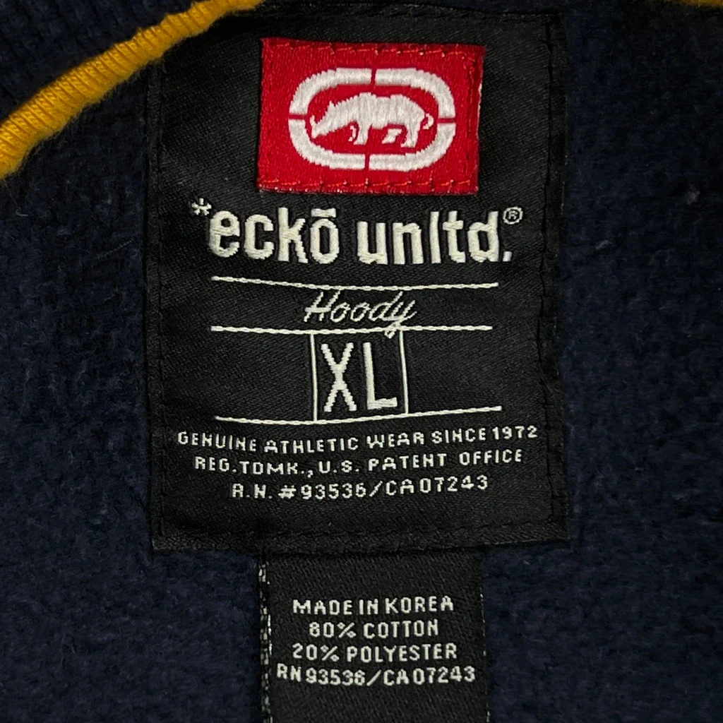Ecko Unltd Baggy Hoodie - XL Navy Cotton Blend - Image 3