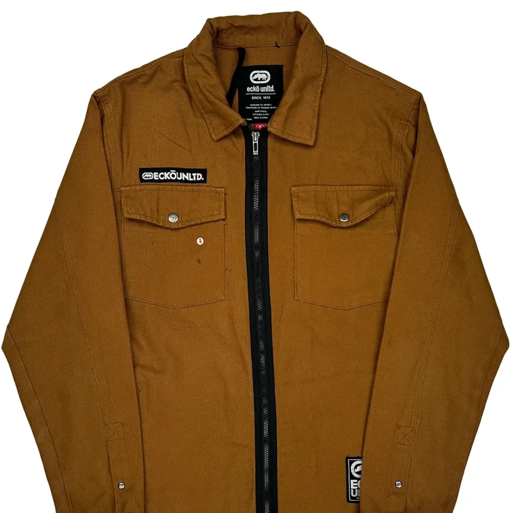 Ecko Unltd Jacket - Medium Brown Cotton - Image 6