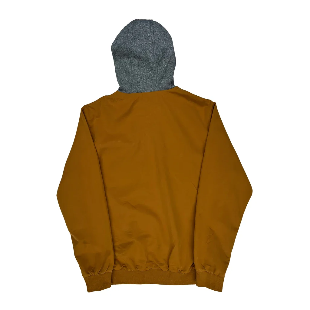 Ecko Unltd Hooded Workwear Shirt Jacket - Large Orange Polyester - Image 2