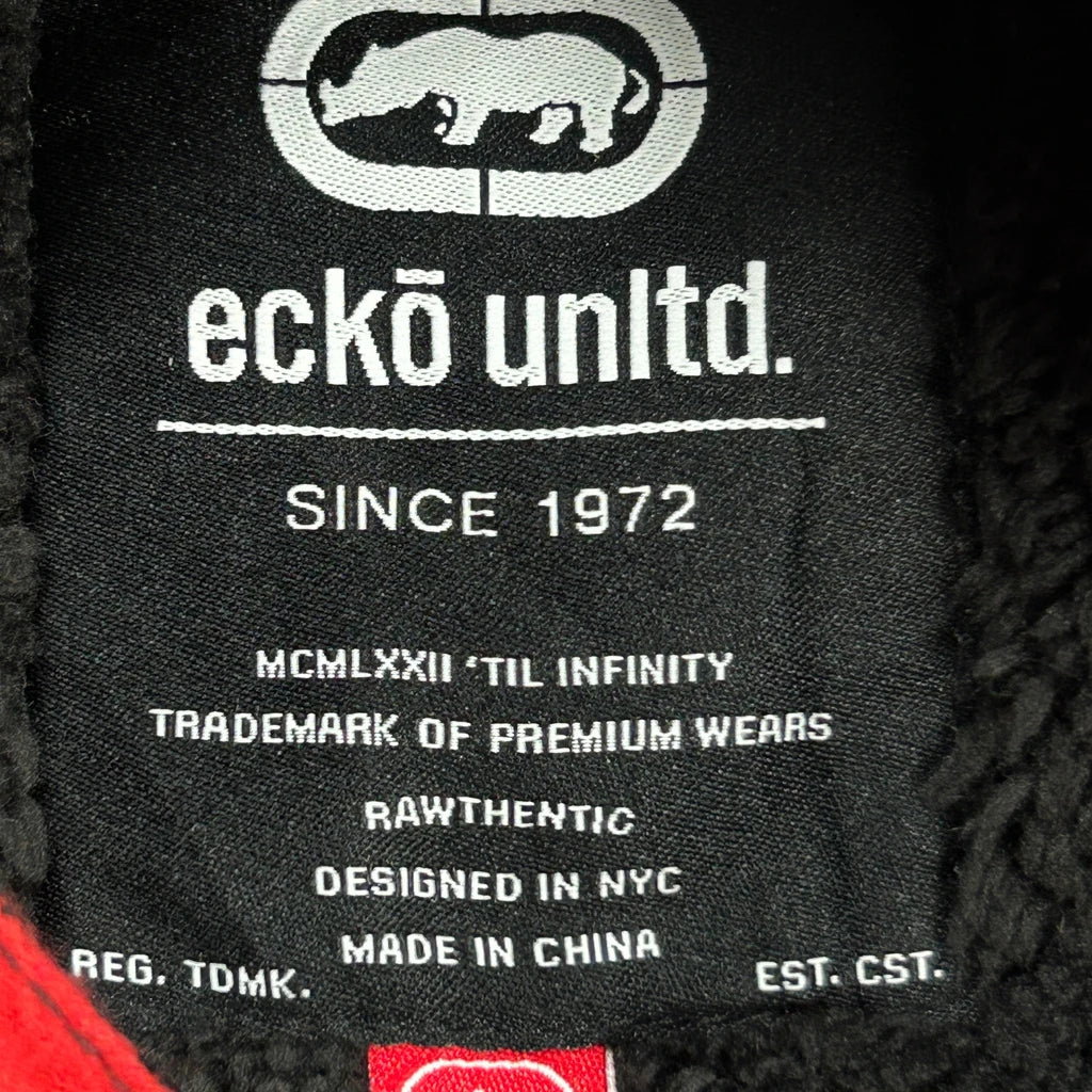 Ecko Unltd Checked Jacket - Large Red Cotton - Image 3