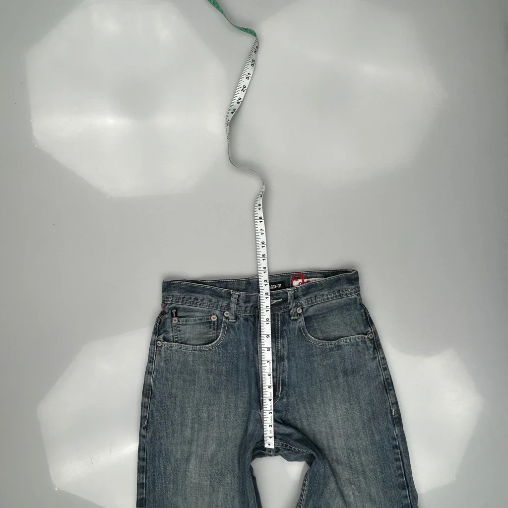 Ecko Unltd Baggy Jeans - 31W 30L Blue Cotton - Image 4