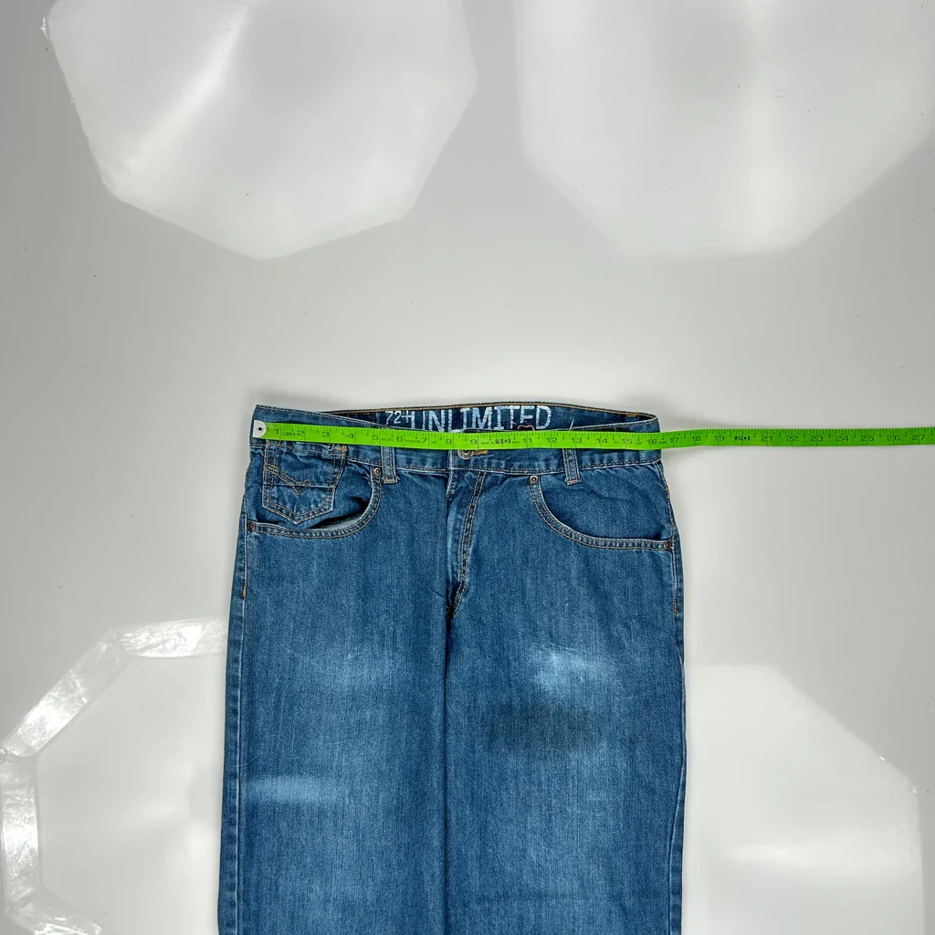 Ecko Unltd Jeans - 32W 29L Blue Cotton - Image 3