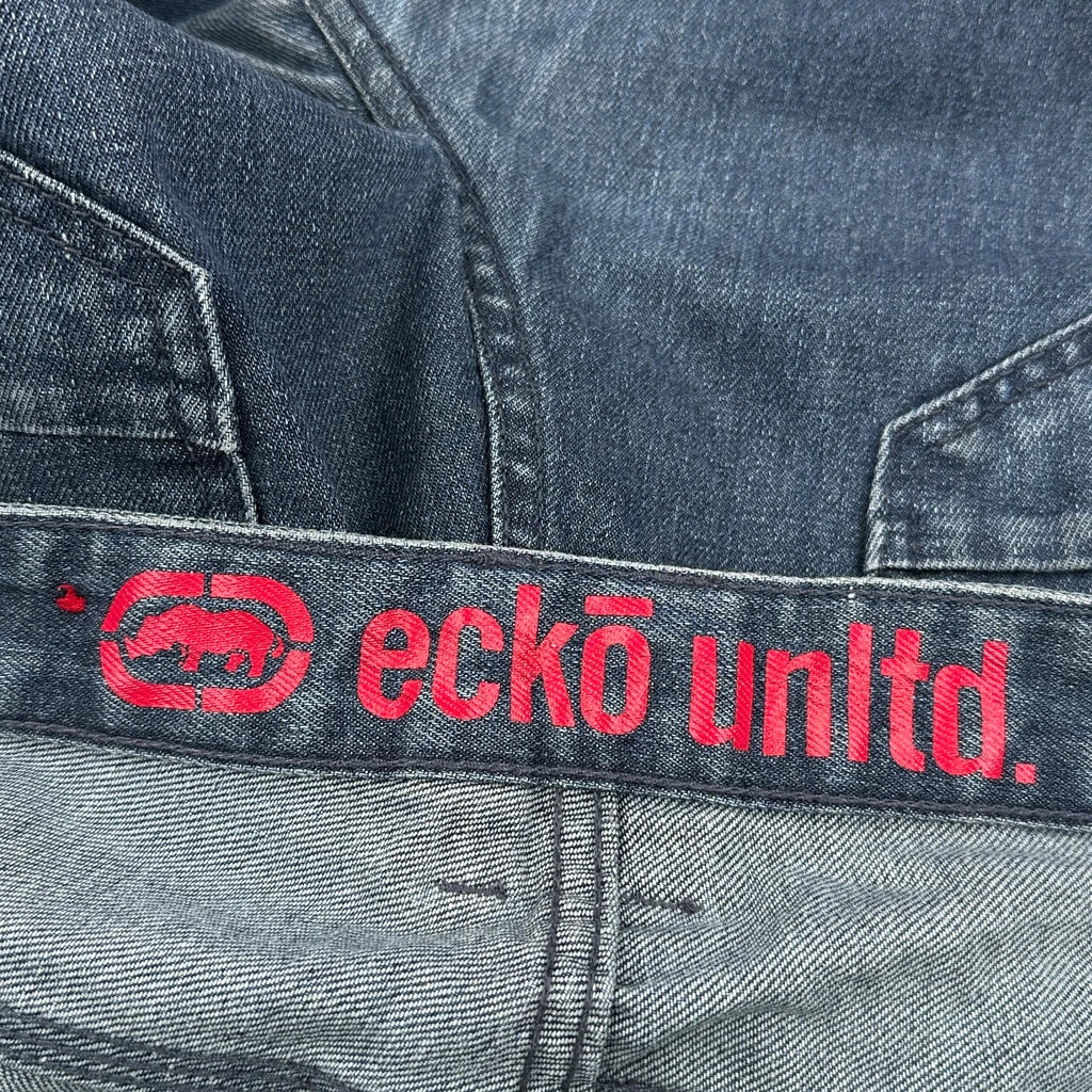 Ecko Unltd Contrast Stitch Jeans - 38W 30L Blue Denim - Image 6