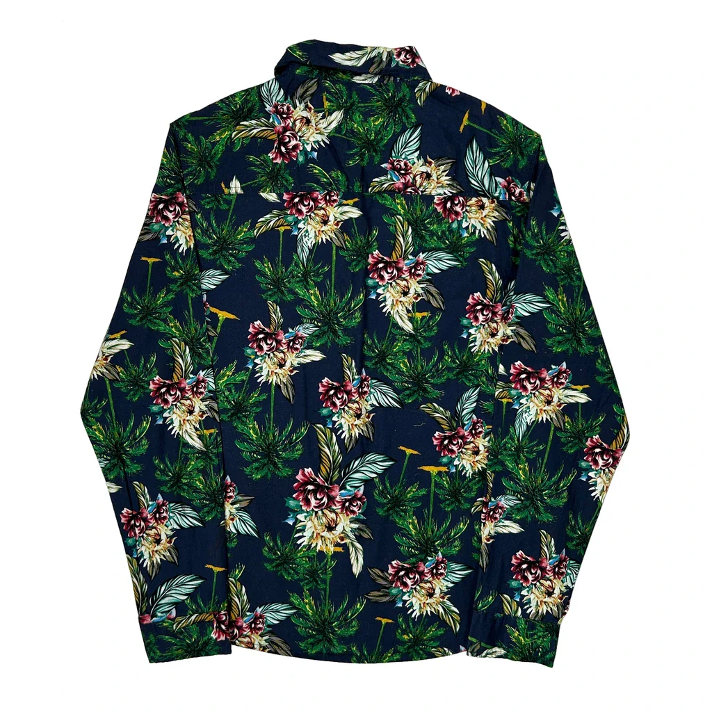 Ecko Unltd Floral Patterned Shirt - Large Multicoloured Cotton - Image 2