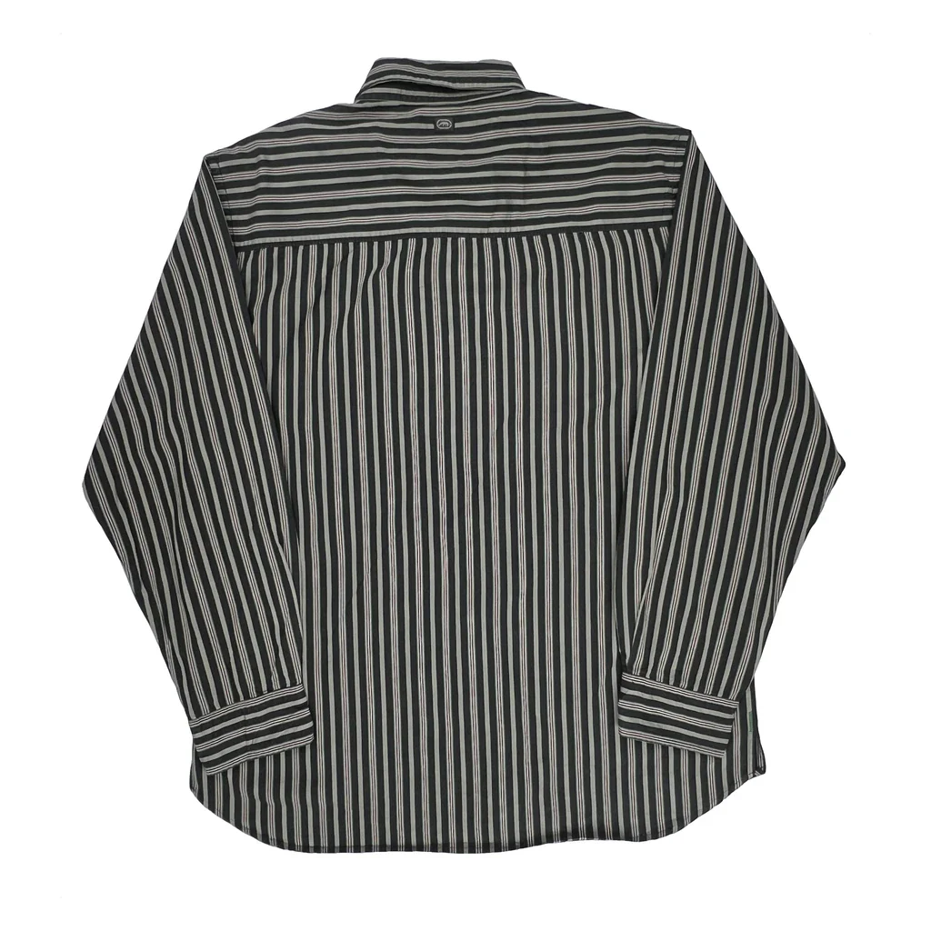 Ecko Unltd Striped Shirt - XL Black Cotton - Image 2
