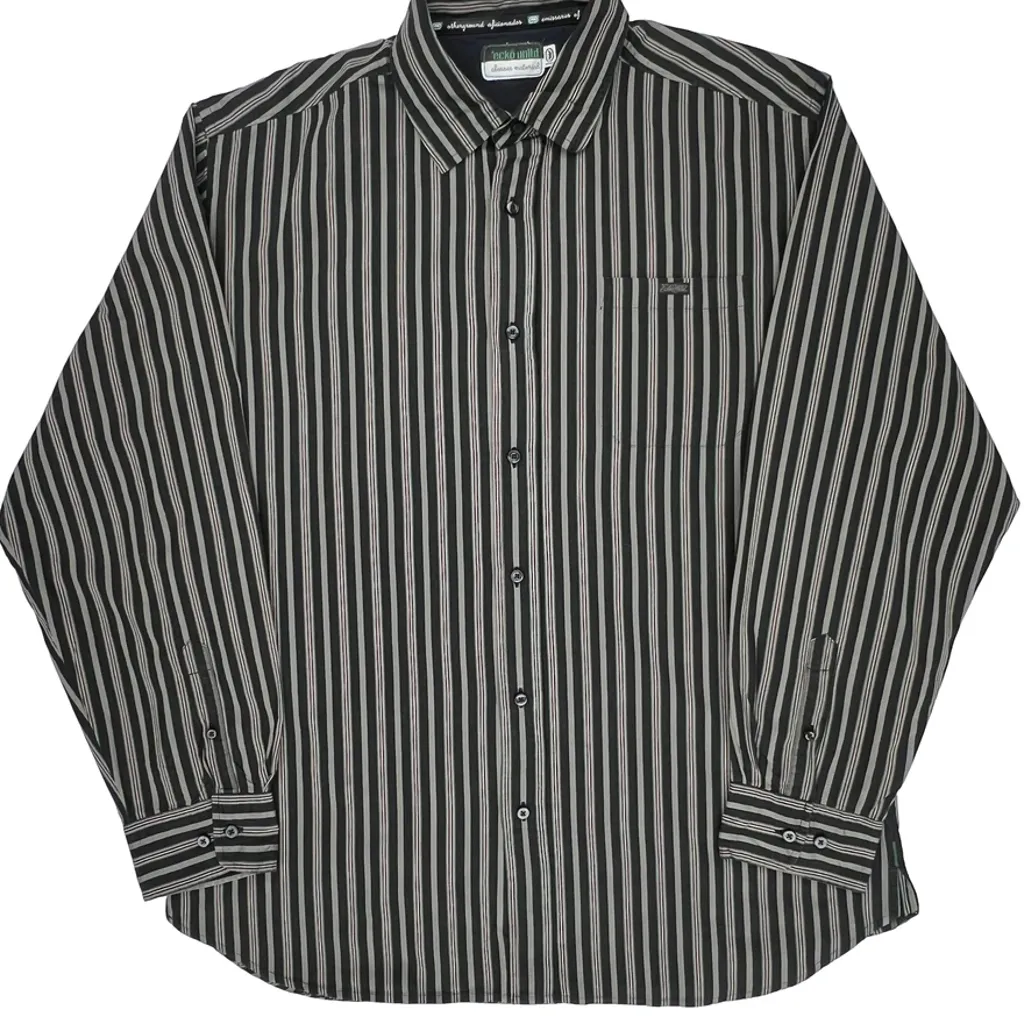 Ecko Unltd Striped Shirt - XL Black Cotton - Image 6