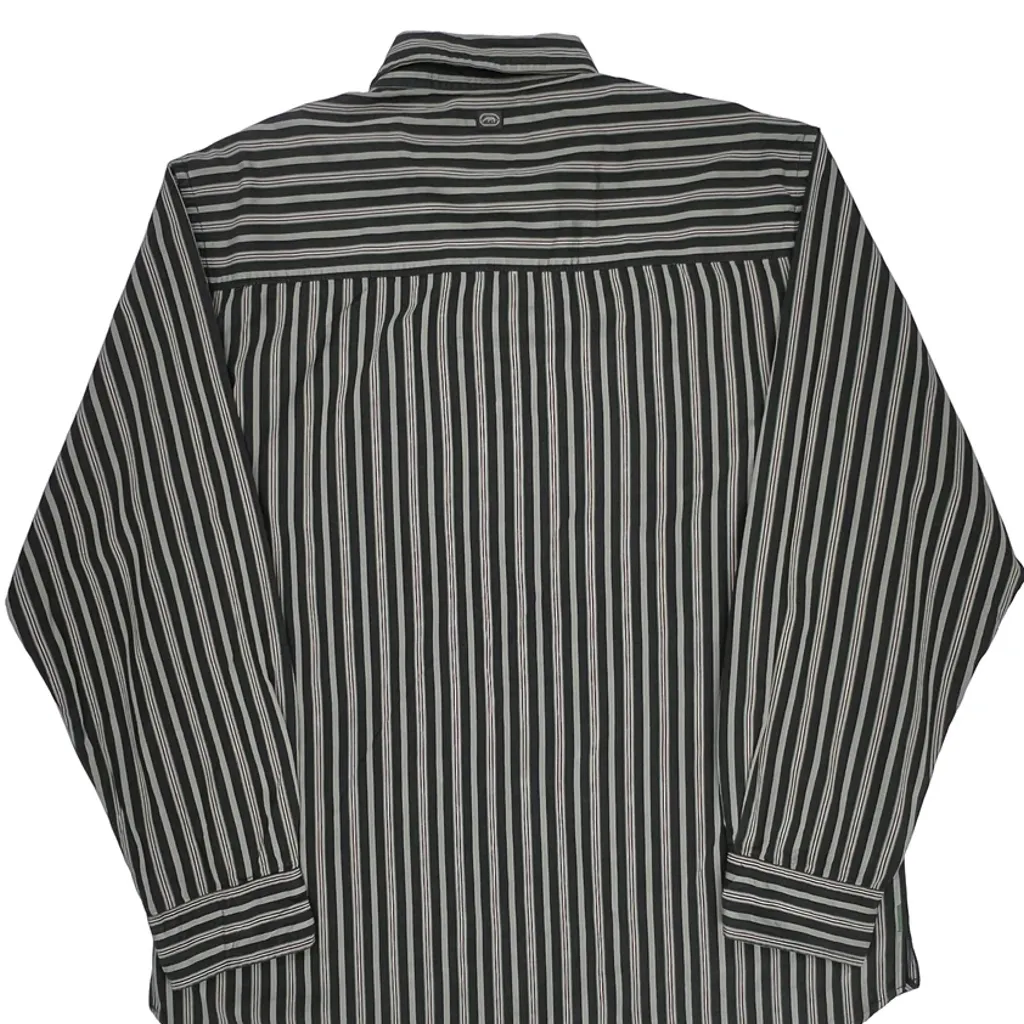 Ecko Unltd Striped Shirt - XL Black Cotton - Image 8