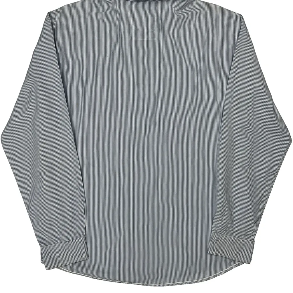 Ecko Unltd Striped Shirt - XL Blue Cotton - Image 7