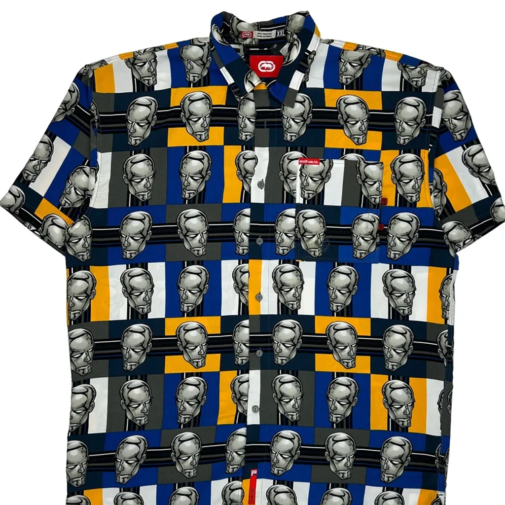Ecko Unltd Graphic Shirt - 2XL Multicoloured Polyester - Image 5
