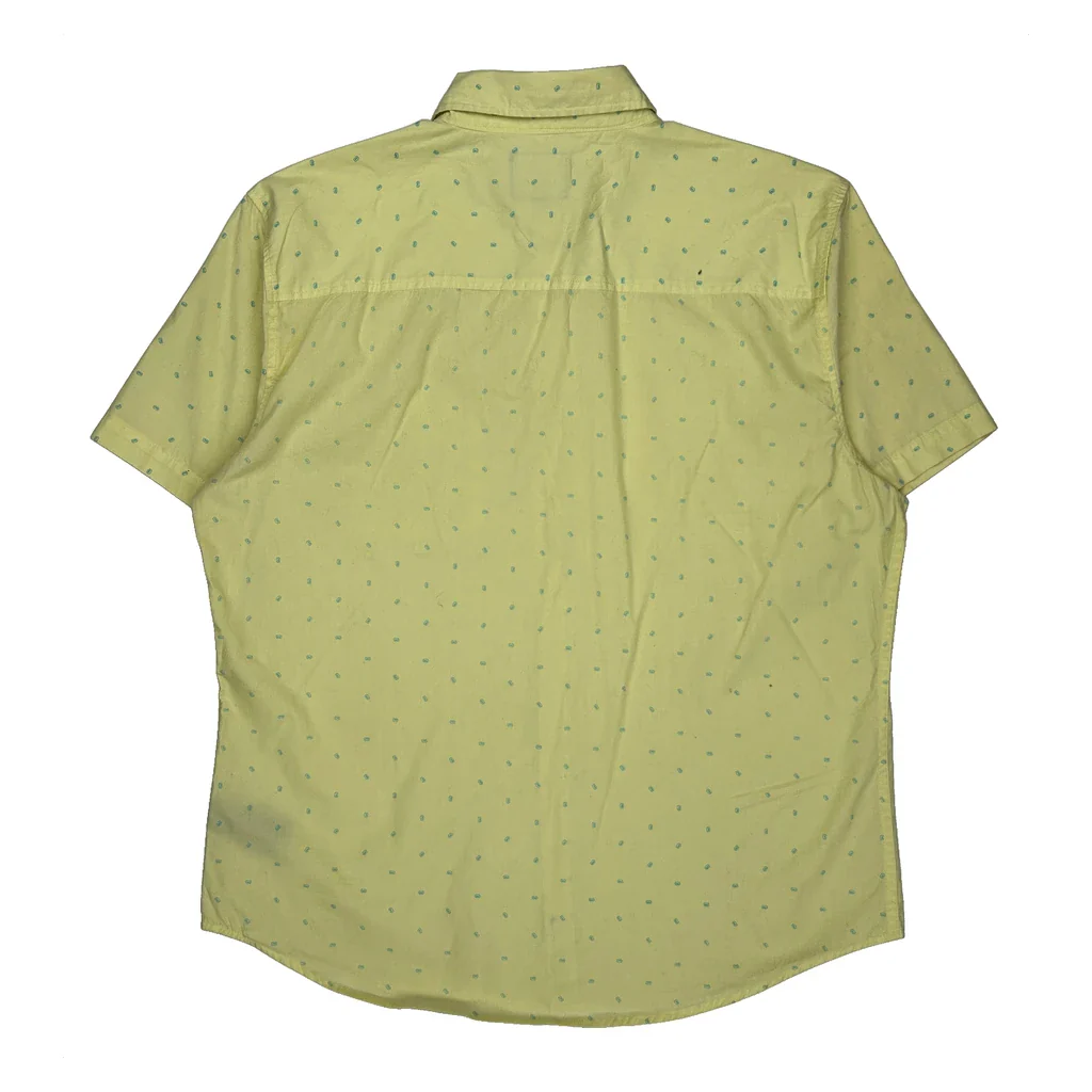 Ecko Unltd Polka Dot Short Sleeve Shirt - XL Yellow Cotton - Image 2