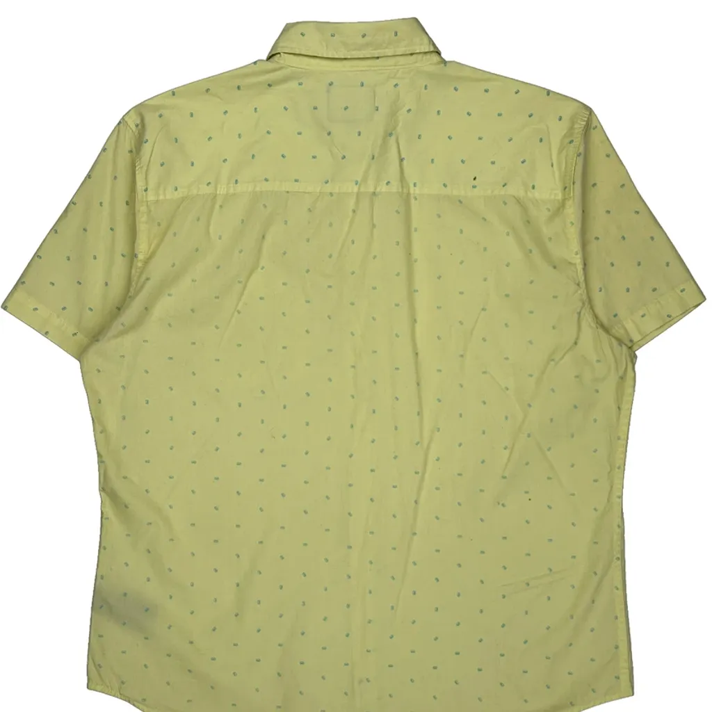 Ecko Unltd Polka Dot Short Sleeve Shirt - XL Yellow Cotton - Image 6