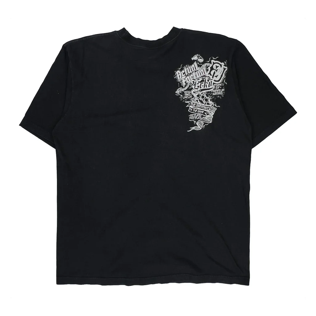 Ecko Unltd Graphic T-Shirt - XL Black Cotton - Image 2