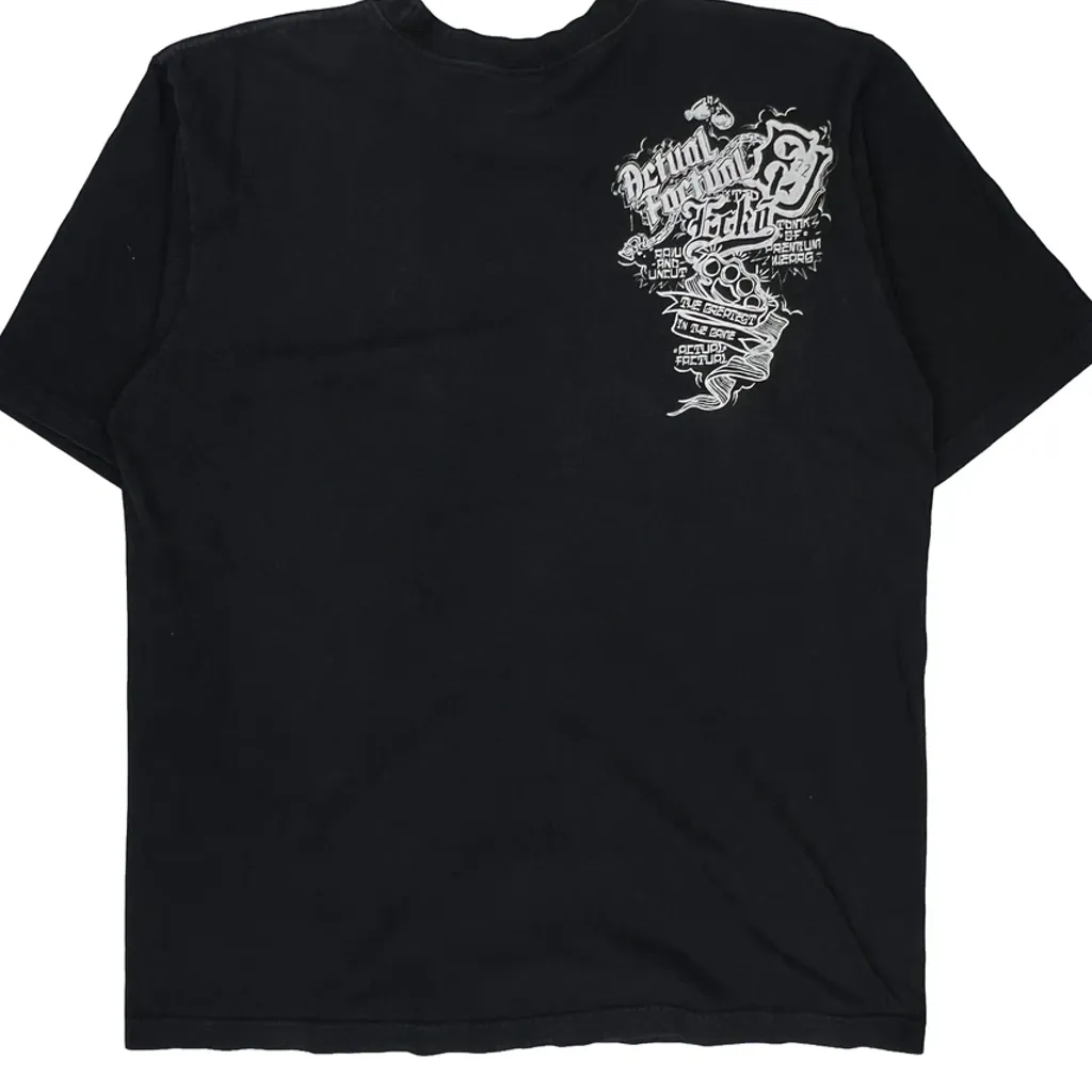 Ecko Unltd Graphic T-Shirt - XL Black Cotton - Image 7