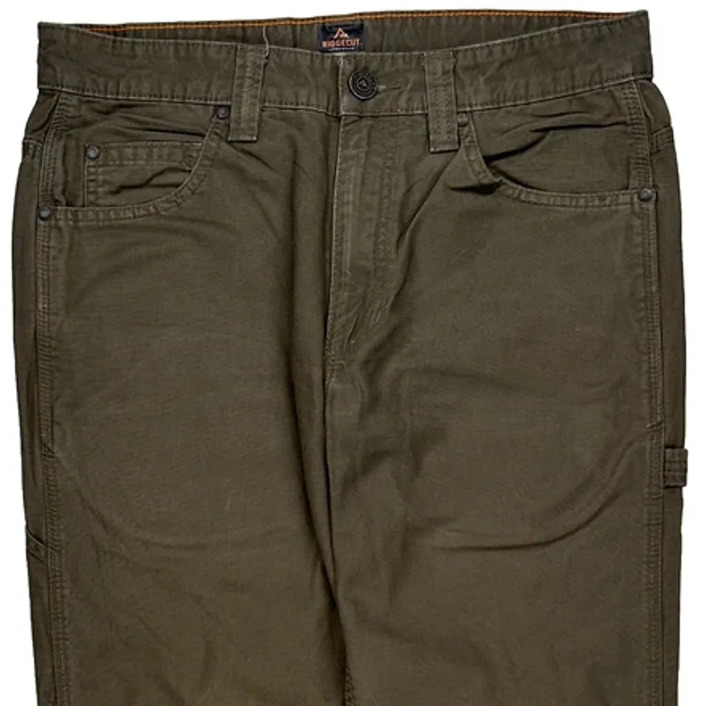 Eddie Bauer Cargo Trousers - 33W 33L Brown Cotton Blend - Image 9