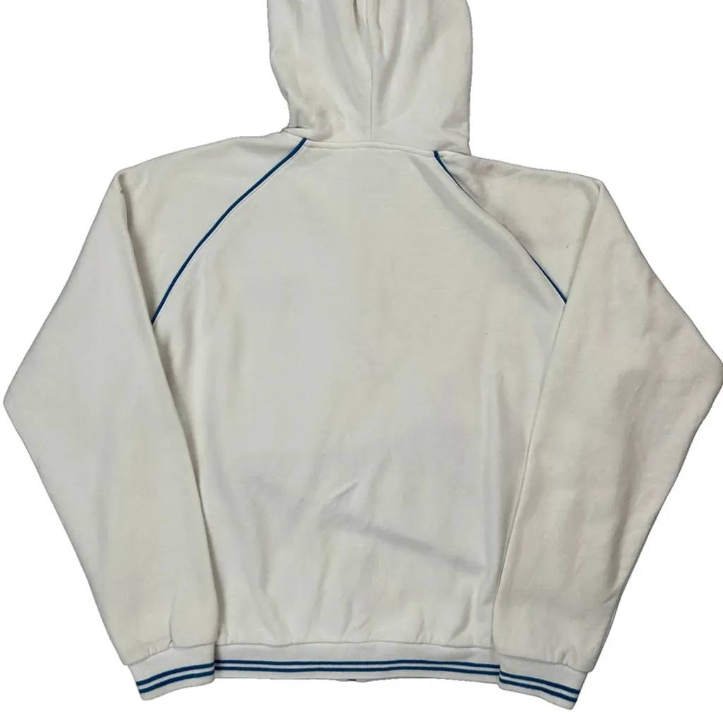 Edinburgh Hard Rock Cafe Full Zip Hoodie - Large White Cotton - Image 6