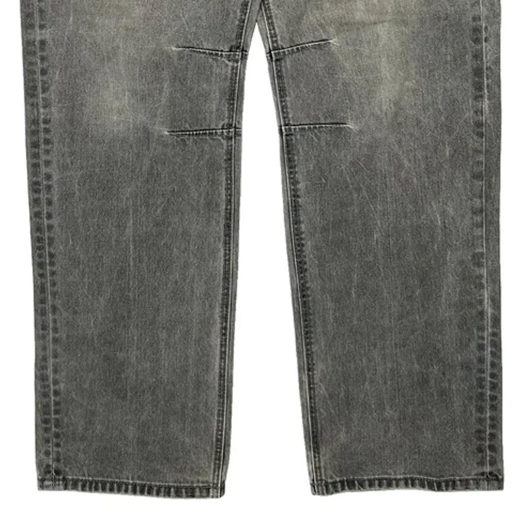 Eight Embroidered Jeans - 34W 31L Grey Cotton - Image 10