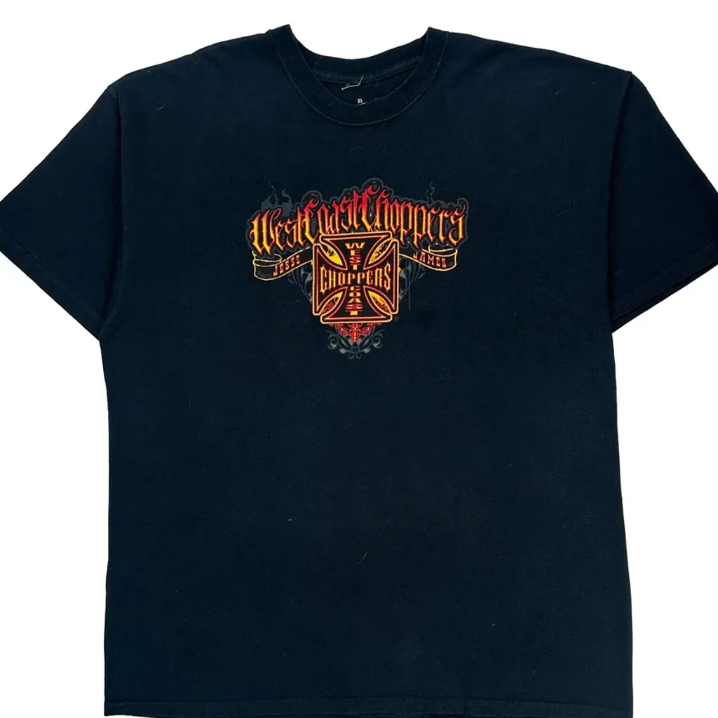 El Diablo West Coast Choppers Devil Graphic Motorcycle T-Shirt - XL Black Cotton - Image 4