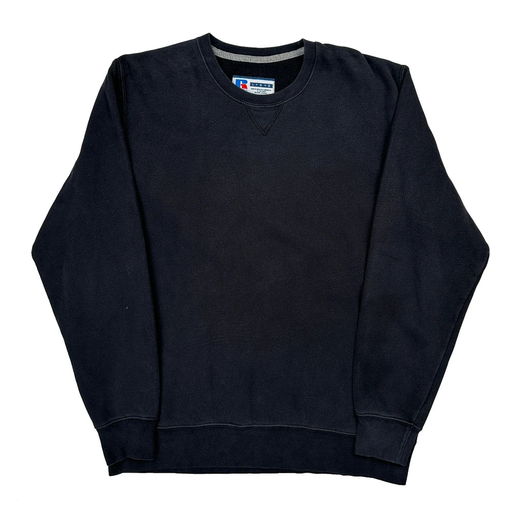 Electrical Contractor Russell Athletic Sweatshirt - Large Black Cotton