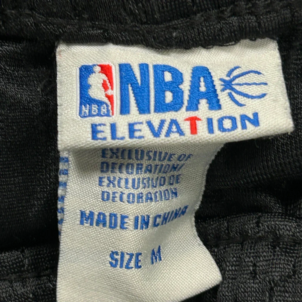 Elevation Nba Sport Shorts - Medium Black Polyester - Image 3