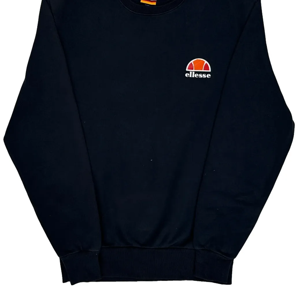 Ellesse Sweatshirt - Large Black Cotton - Image 6