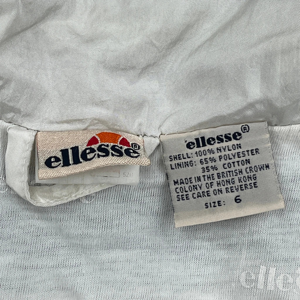 Ellesse Windbreaker - Small White Nylon - Image 3