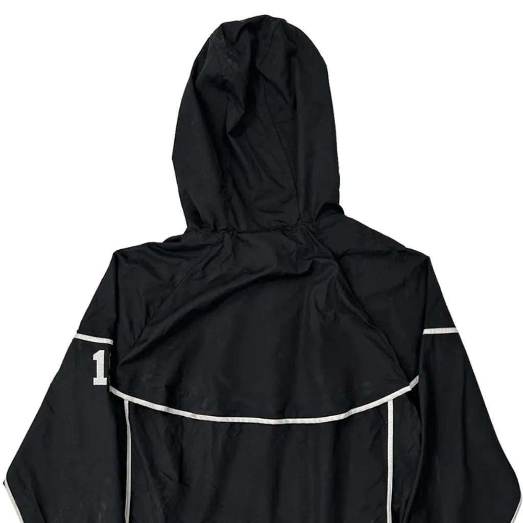 Embroidered Logo Nike Windbreaker - Large Black Polyester - Image 6
