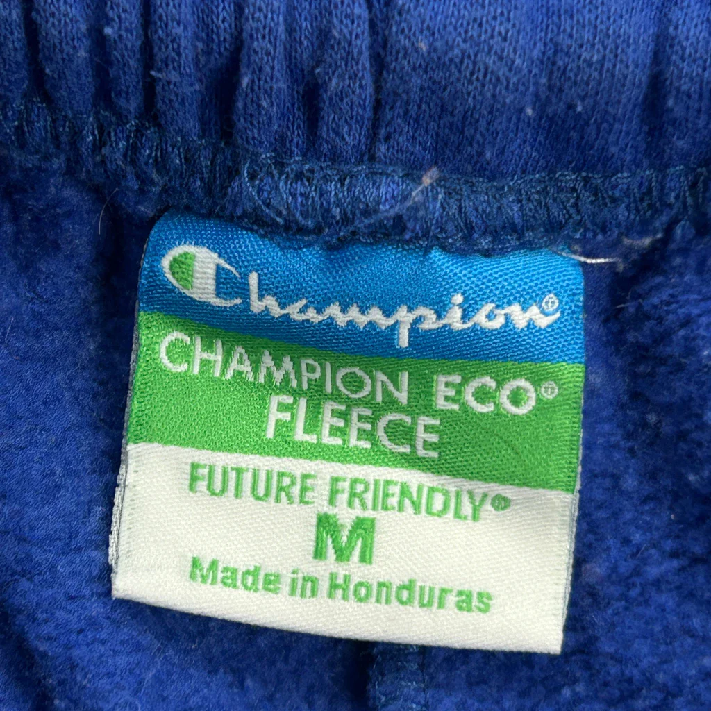 Emmanuel College Champion College Joggers - Medium Blue Cotton - Image 3