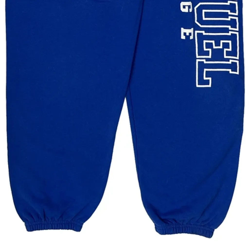Emmanuel College Champion College Joggers - Medium Blue Cotton - Image 7