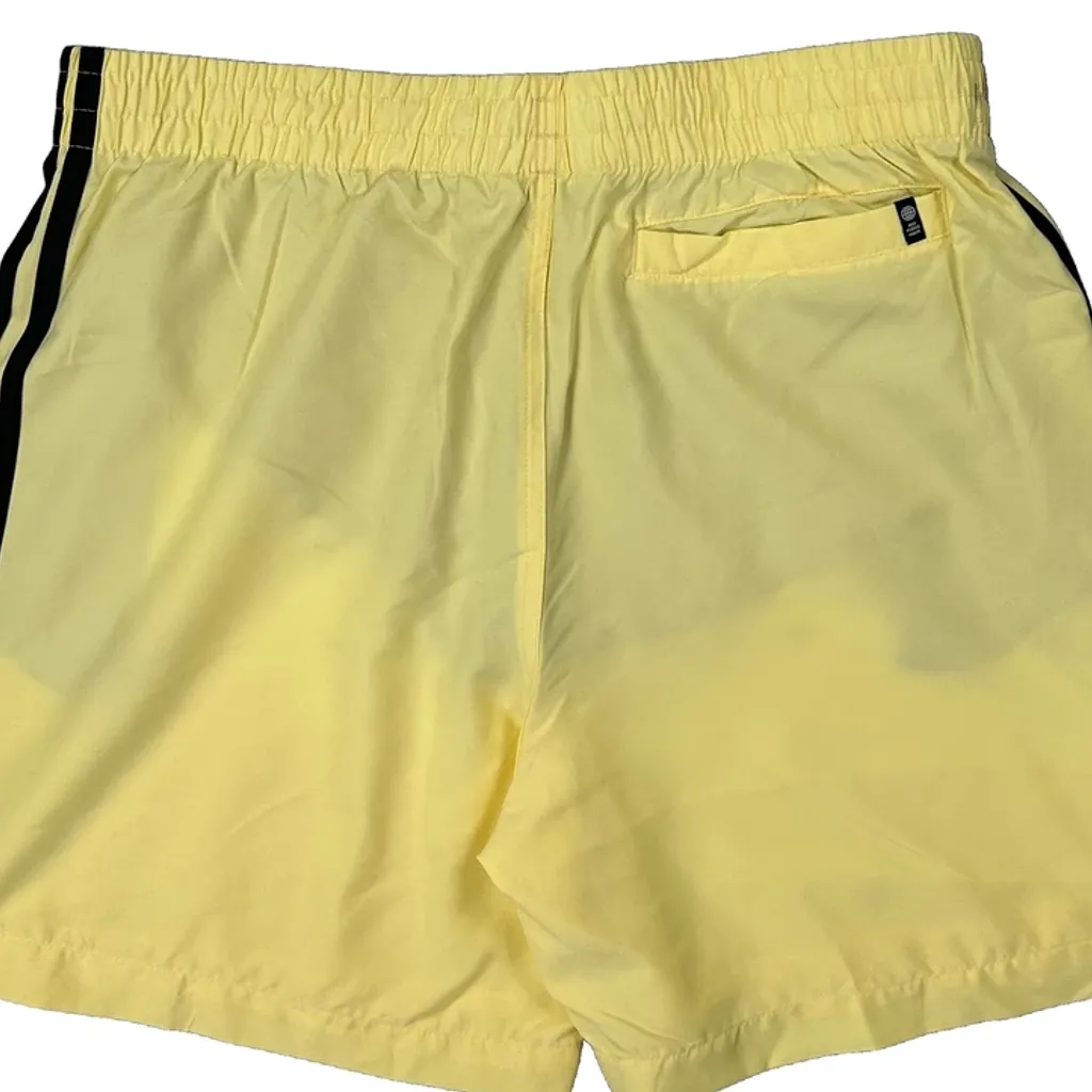 End Plastic Waste Adidas Sport Shorts - Large Yellow Polyester - Image 6