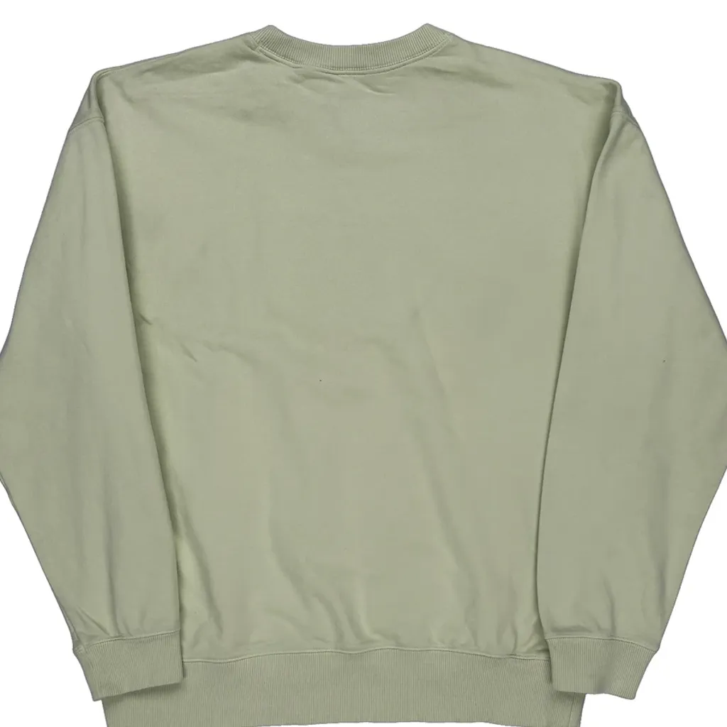 End Plastic Waste Adidas Sweatshirt - Medium Green Cotton - Image 6