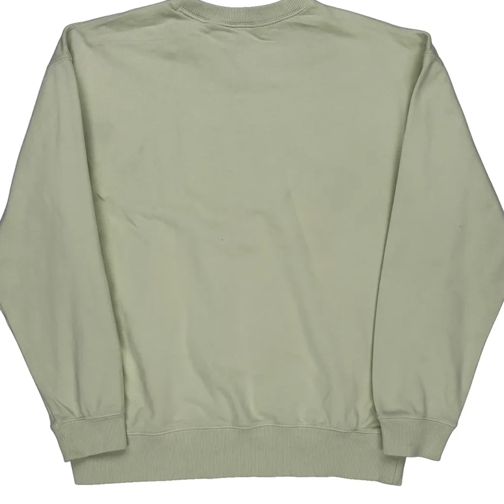 End Plastic Waste Adidas Sweatshirt - Medium Green Cotton - Image 7