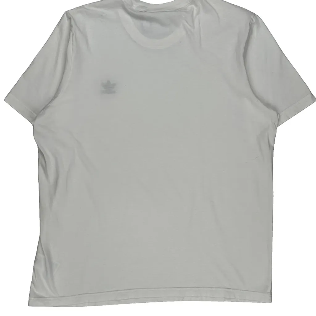 End Plastic Waste Adidas T-Shirt - XL White Cotton - Image 7