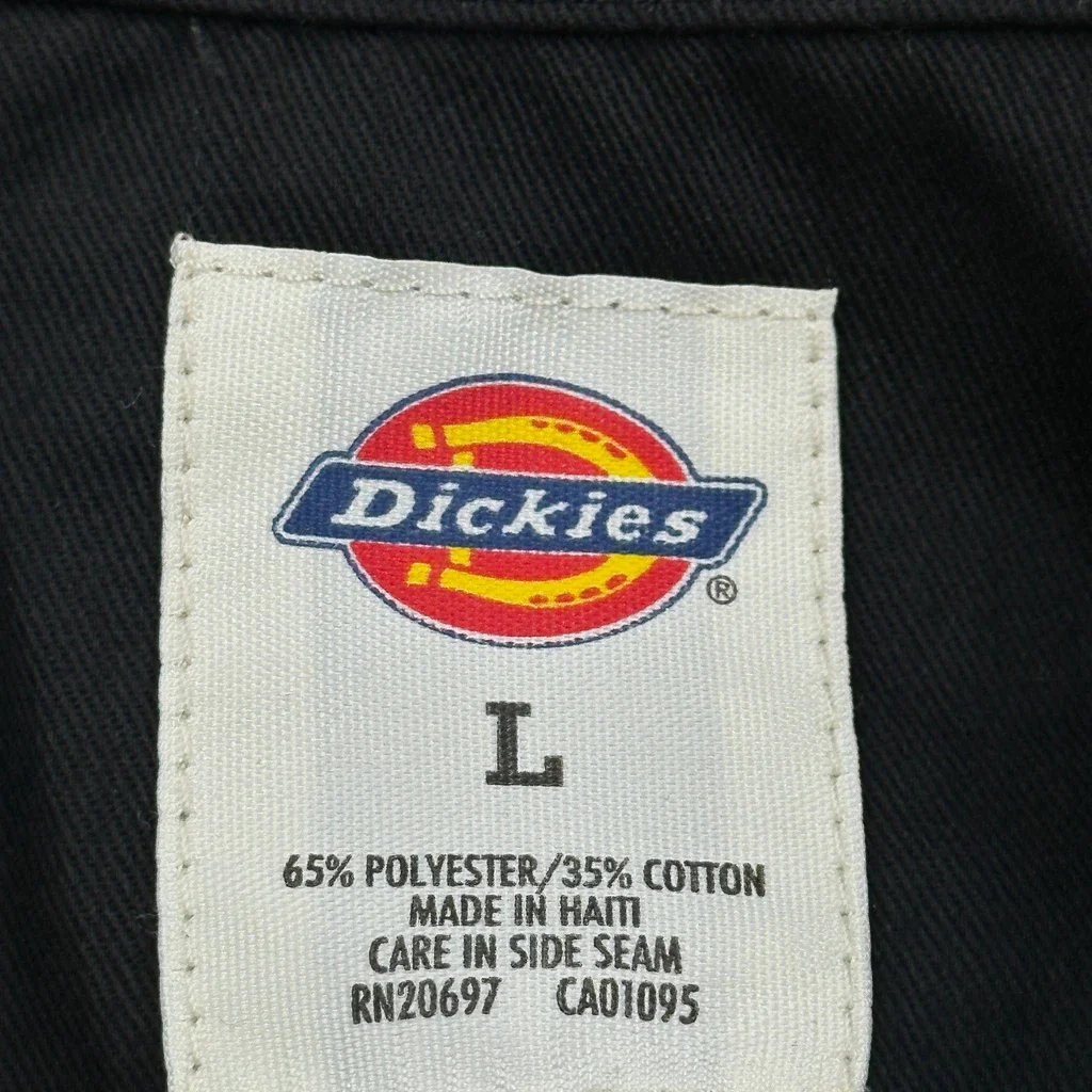 End USer Support Dickies Short Sleeve Shirt - Large Black Cotton - Image 3