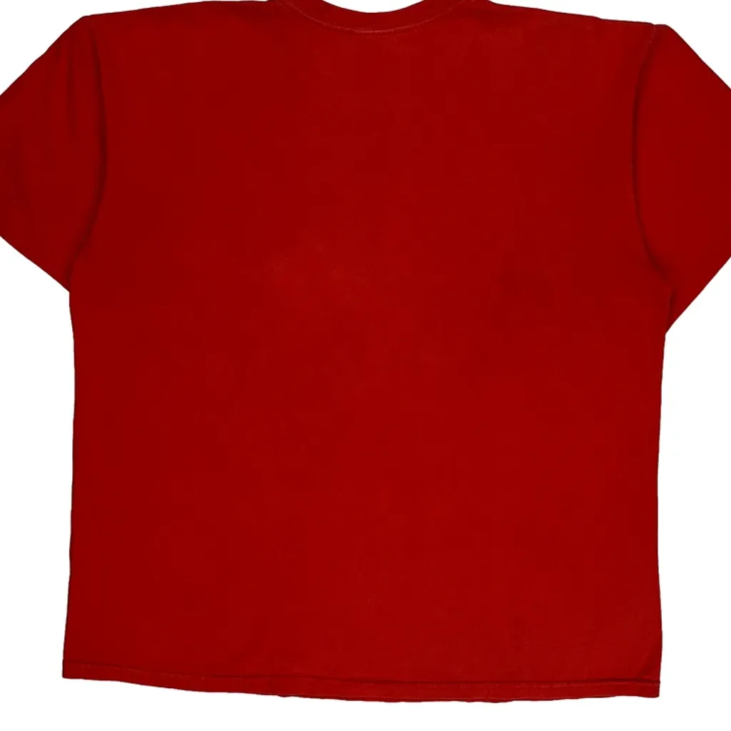 Endorphin Junkie Nike T-Shirt - Large Red Cotton - Image 6