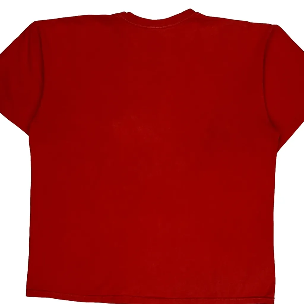 Endorphin Junkie Nike T-Shirt - Large Red Cotton - Image 7
