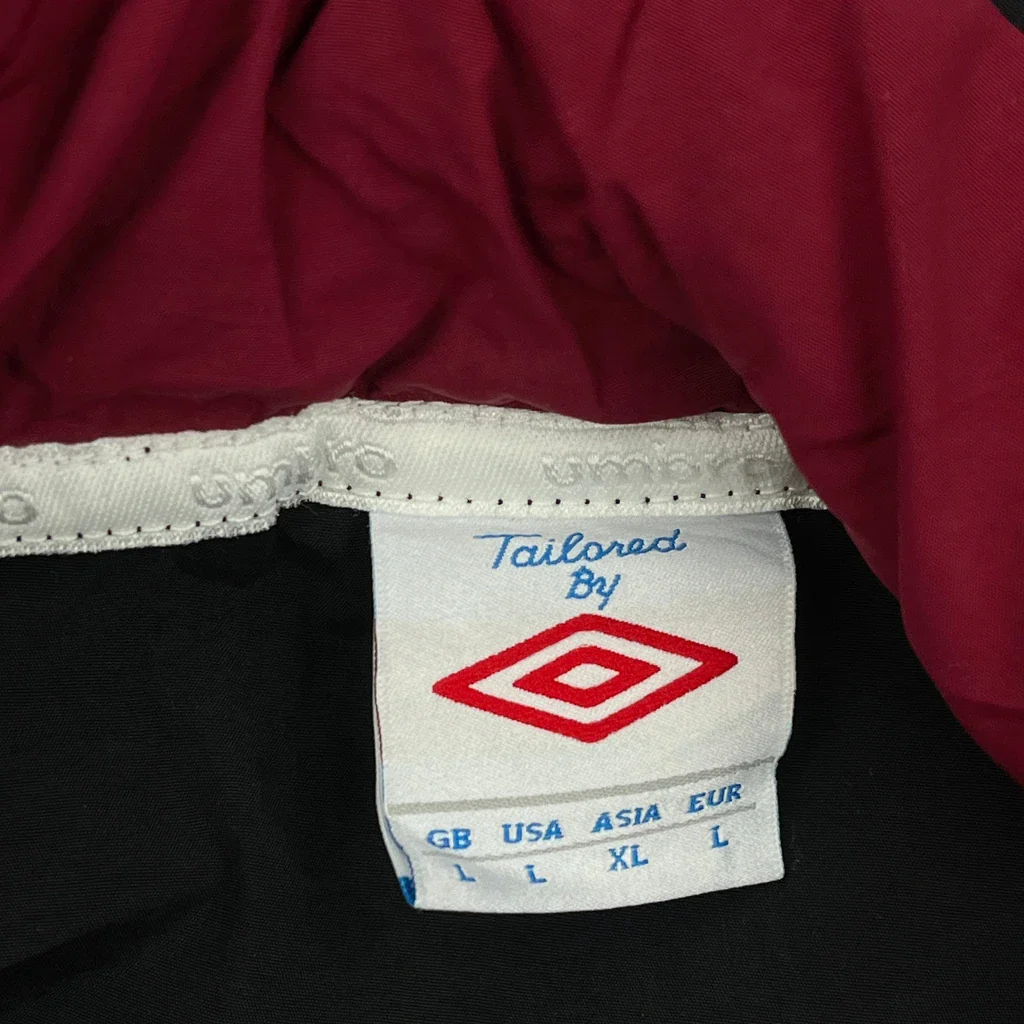 England National Team Umbro Windbreaker - Large Navy Polyester - Image 3