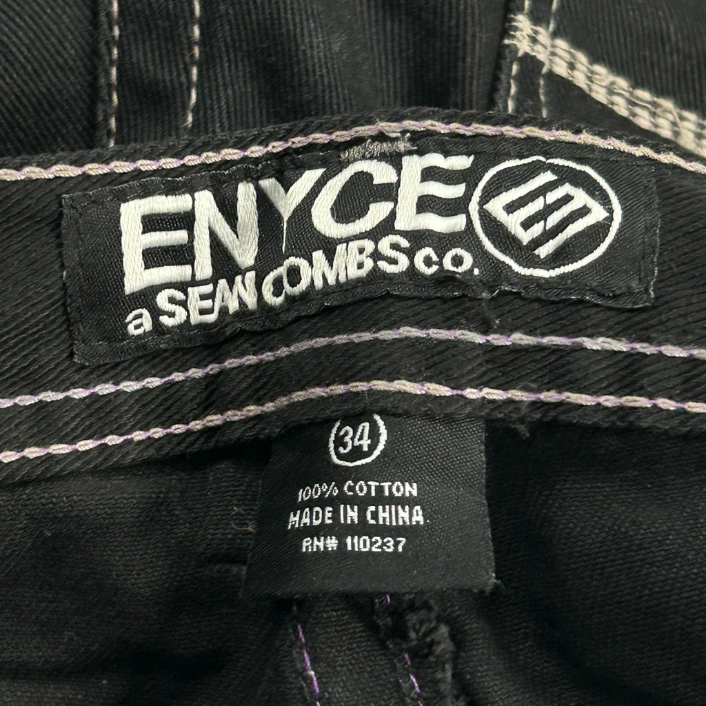 Enyce Studded Jeans - 33W 30L Black Cotton - Image 6