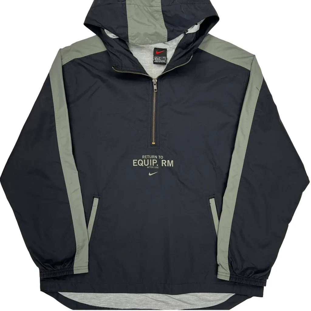 Equip Rm Nike Windbreaker - XL Gray Polyester - Image 4