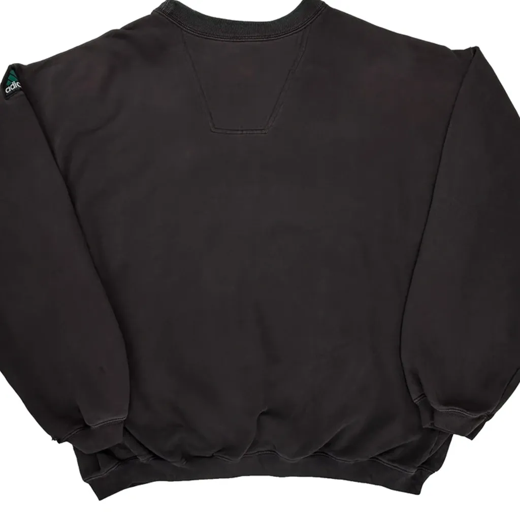 Equipment Adidas Equipment Oversized Sweatshirt - Large Black Cotton Blend - Image 7
