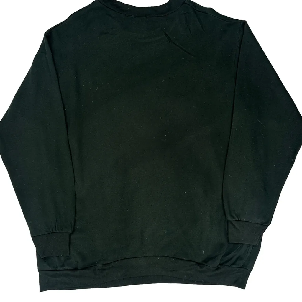 Everything'S Just Mickey Disney Cartoon Sweatshirt - Medium Black Cotton - Image 6